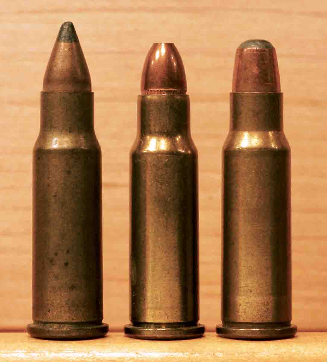 Ammunition for the .256 Winchester Magnum was made only by Winchester, but under both the Winchester-Western and Super-X brands. At various times, it was offered with spitzer, roundnose, and hollowpoint bullets, all 60 grains.